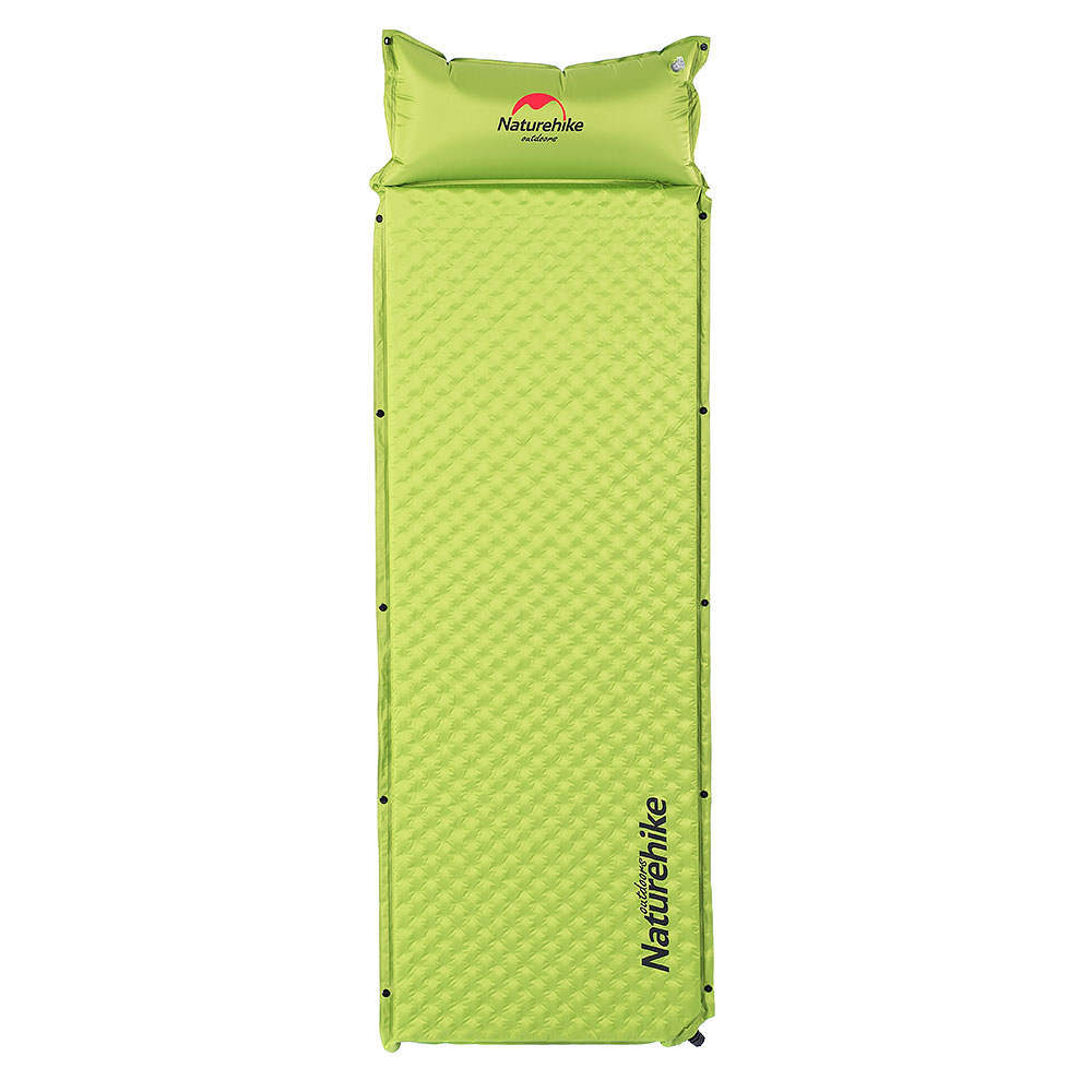 One man egg crate style sleeping pad with pillow Naturehike