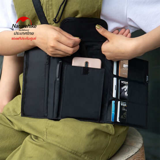 กระเป๋าสตางค์ RFID bloking travel Passport Holder Bag